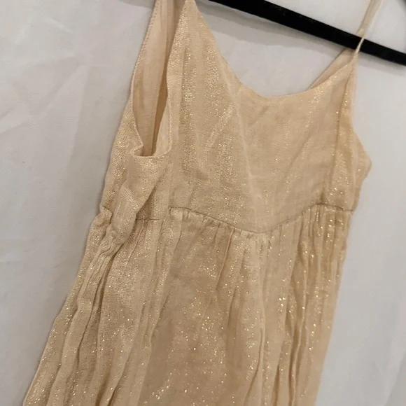 Bonpoint girl gold long maxi dress size 10 Dresses